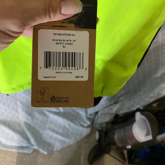 Super nice jacket with fleece zip in jacket included men’s xl the northface - Picture 9 of 16